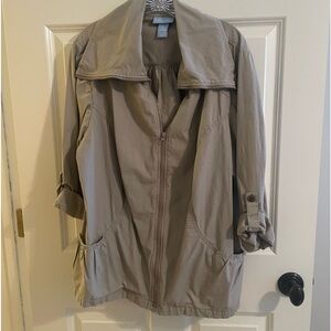 Women's Beige Casual lightweight Jacket (34)